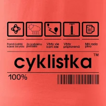 Čiarový kód - cyklistka