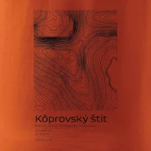 Kôprovský štít - vrstevnice v obdĺžniku