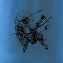 Skica ninja veverička