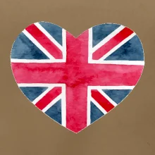 Britské srdce maľované