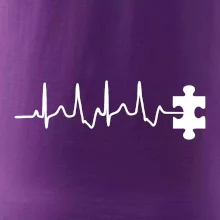 EKG puzzle rozpojené