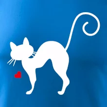 Zamilovaná mačka prehnutá