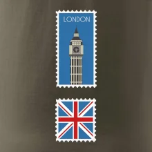 Londýn známka farebná