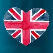 Britské srdce maľované Britské srdce maľované