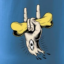 Rocková ruka kosť a oko