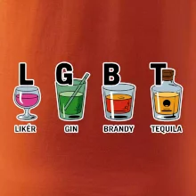 LGBT -  Likér, Gin, Brandy, Tequila