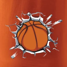 Basketbal lopta v triku