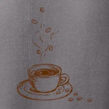 Hrnček plný čerstvej kávy