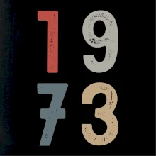 Vintage číslica 1973