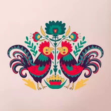 Folklór - Sliepky farebné