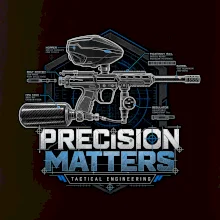 Technický nákres – presnosť je dôležitá paintball
