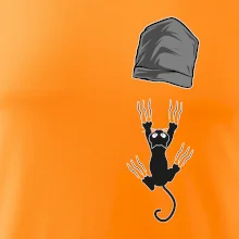 Mačka vypadla z vrecka