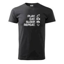 Play Eat Sleep Repeat americký fotbal Play Eat Sleep Repeat americký fotbal