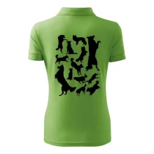 Border kólia siluety