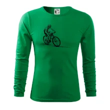 MTB kreslený cyklista MTB kreslený cyklista