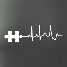 EKG puzzle rozpojené