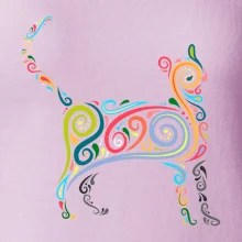 Mačka farebné krivky