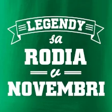 Legendy sa rodia v novembri