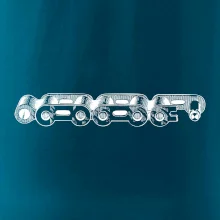 Cyklistická reťaz nákres