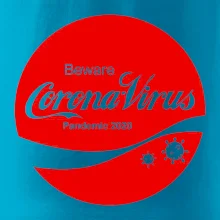 Corona virus pandemic logo