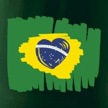 Brazília vlajka srdca
