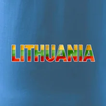 Lithuania - nápis vlajka Lithuania - nápis vlajka