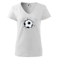 Futbalová lopta v triku Futbalová lopta v triku