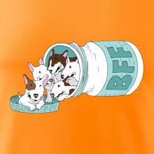 Bullterrier Friends Forever zelené (Pecka design)