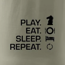 Eat sleep play - šach