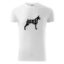 Boxer nápis v tele Boxer nápis v tele