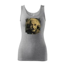 Albert Einstein so slúchadlami Albert Einstein so slúchadlami