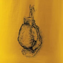 Boxerské rukavice kreslené na výšku