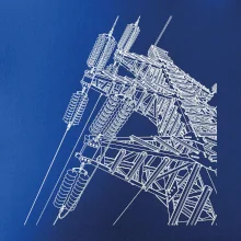 Nákres stožiara vysokého napätia Nákres stožiara vysokého napätia