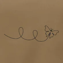 Dráha letu motýľa - slučka