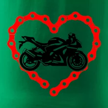 Moto srdce reťaz - cestná