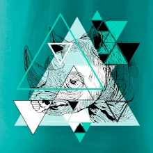 Biely nosorožec (Pecka design)