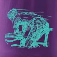 Cestná cyklista zadok