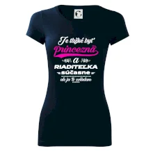 Je ťažké byť princezná riaditeľka