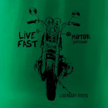 Motorka kresba live fast Motorka kresba live fast