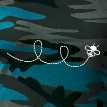 Dráha letu včely - slučka