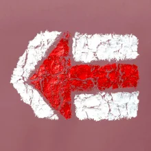 Párová turistická značka  červená Párová turistická značka  červená