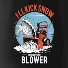Kick snow blower Kick snow blower