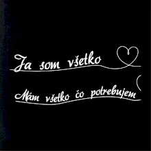 Srdce Mám všetko čo potrebujem