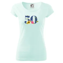 Kvetinové číslo kreslené - 50