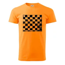 Šachovnica čierna kreslená