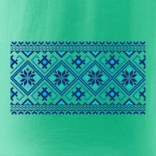Ukrajinský vzor - modrý