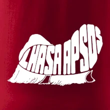 Lhasa Apso nápis v tele Lhasa Apso nápis v tele