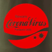 Corona virus pandemic logo