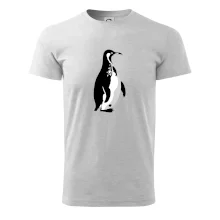 Tučniak čiernobiely z boku