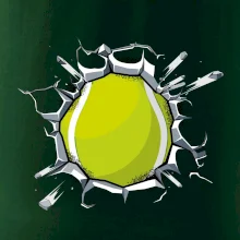 Tenisová loptička v triku Tenisová loptička v triku